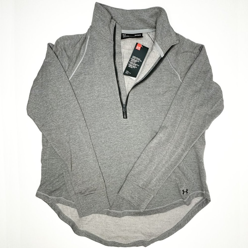 Women's Under Armour Grey Quarter Zip